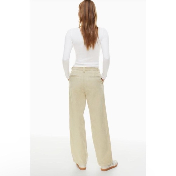 Aritzia TNA Ripcord corduroy mid-rise wide-leg pants - Picture 8 of 8